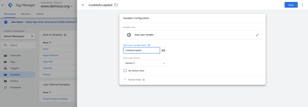 How to Setup Cookie Consent with Google Tag Manager - Securiti