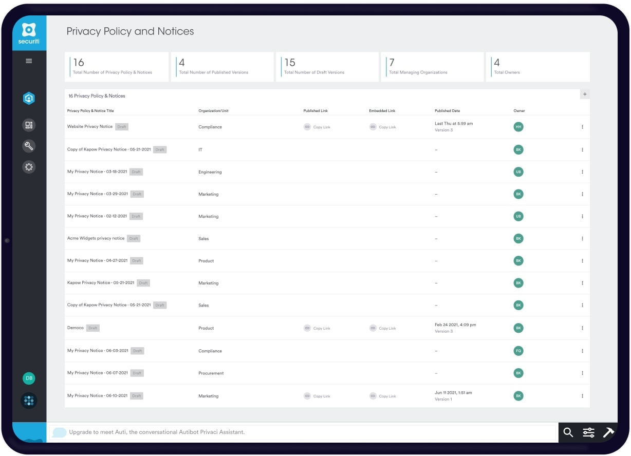 CPA Privacy Policy Creation