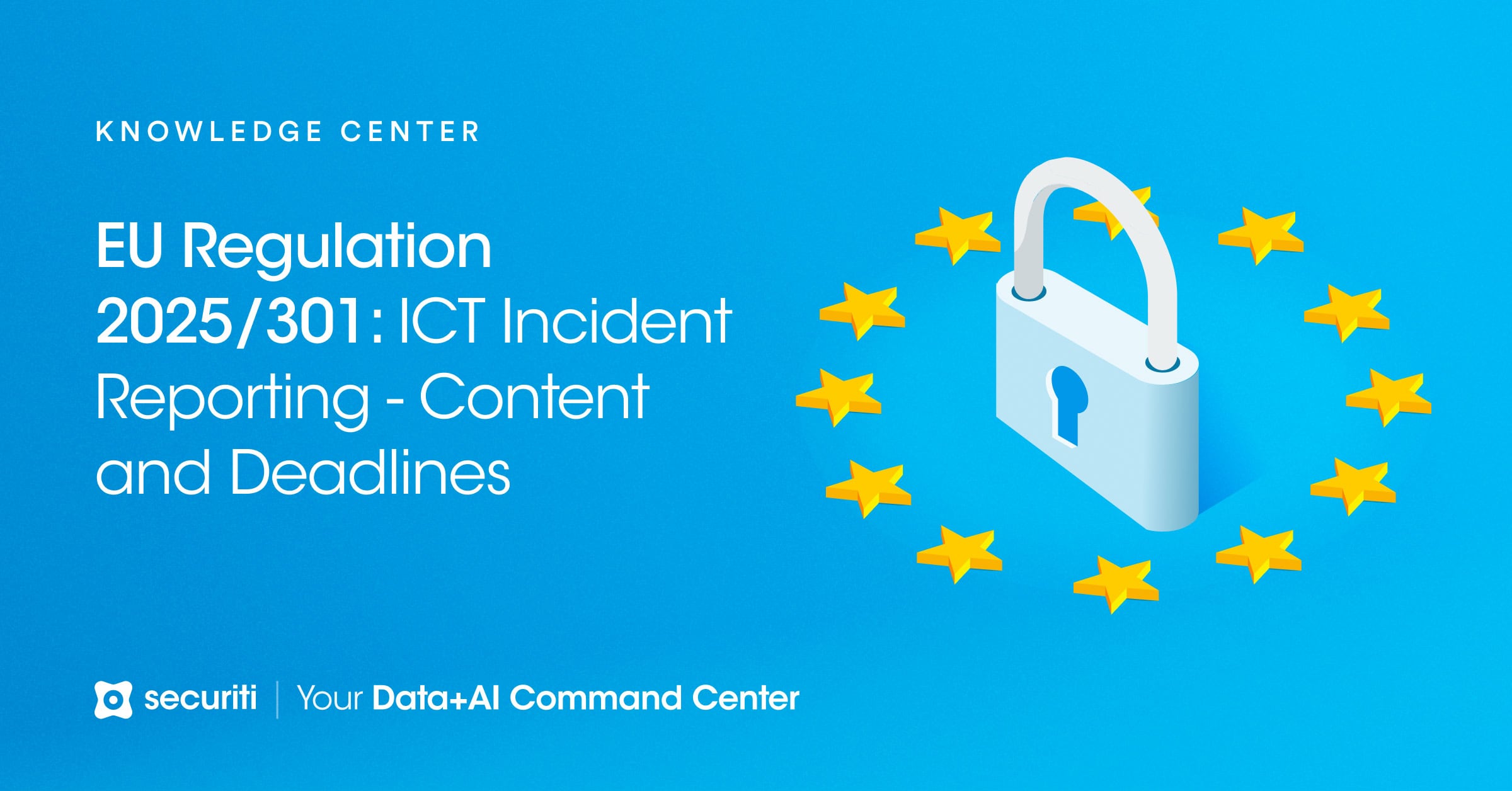 EU Regulation 2025/301: ICT Incident Reporting - Content and Deadlines ...