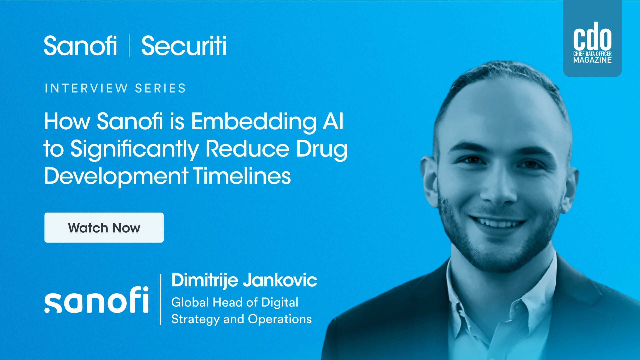 John Rees Sanofi Accelerating Miracles — How Sanofi is Embedding AI to Significantly ...