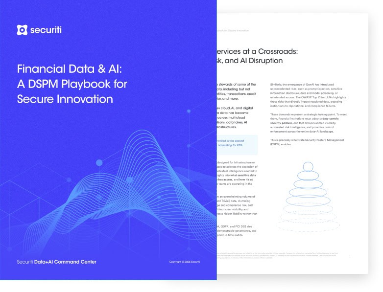 Financial Data & AI: A DSPM Playbook for Secure Innovation