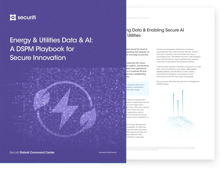 Energy Data & AI: A DSPM Playbook for Secure Innovation