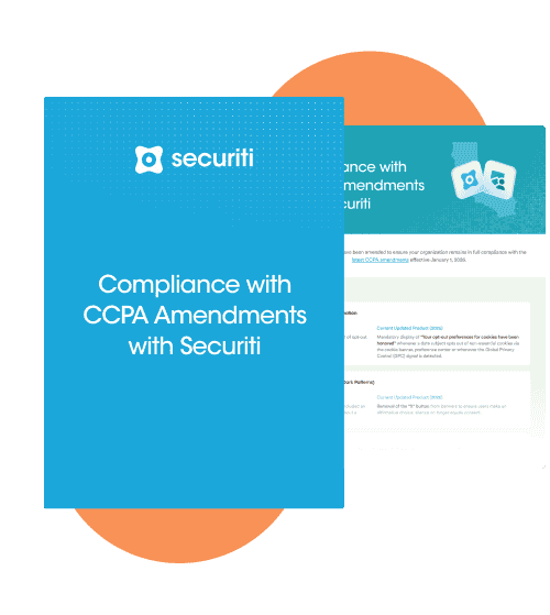 Compliance with CCPA Amendments with Securiti