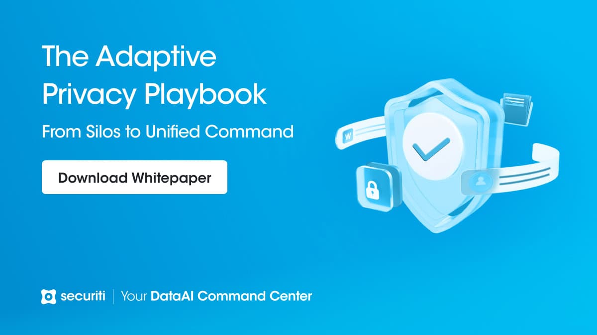 The Adaptive Privacy Playbook: From Silos to Unified Command - Securiti